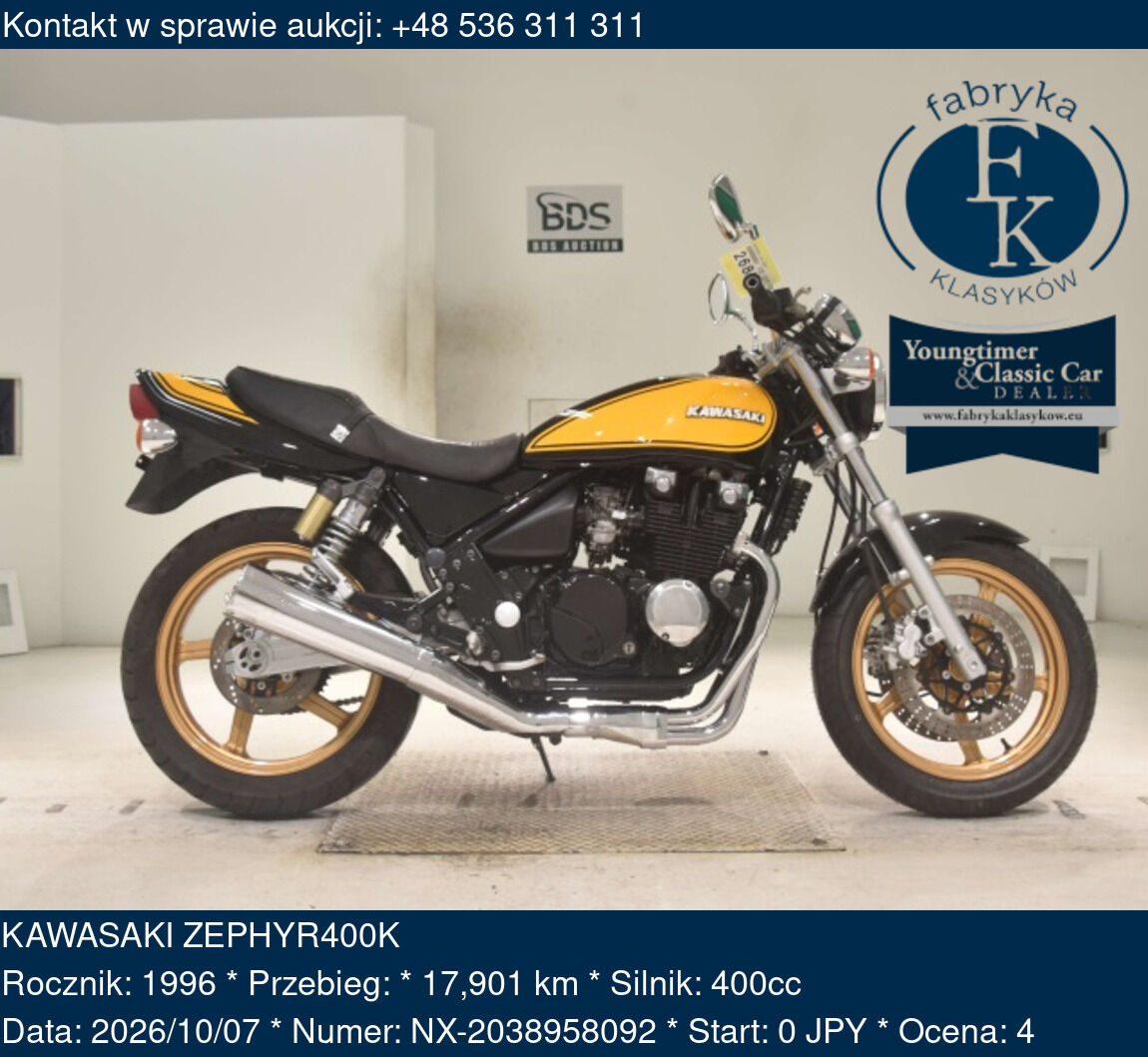 KAWASAKI ZEPHYR400K 1996 - zdjęcie 2