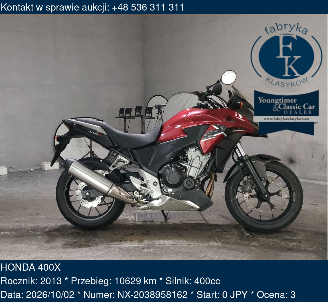 HONDA 400X 2013 - zdjęcie 2