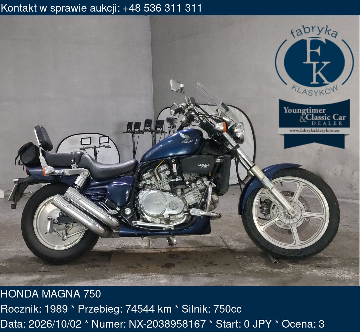 HONDA MAGNA 750 1989 - zdjęcie 2