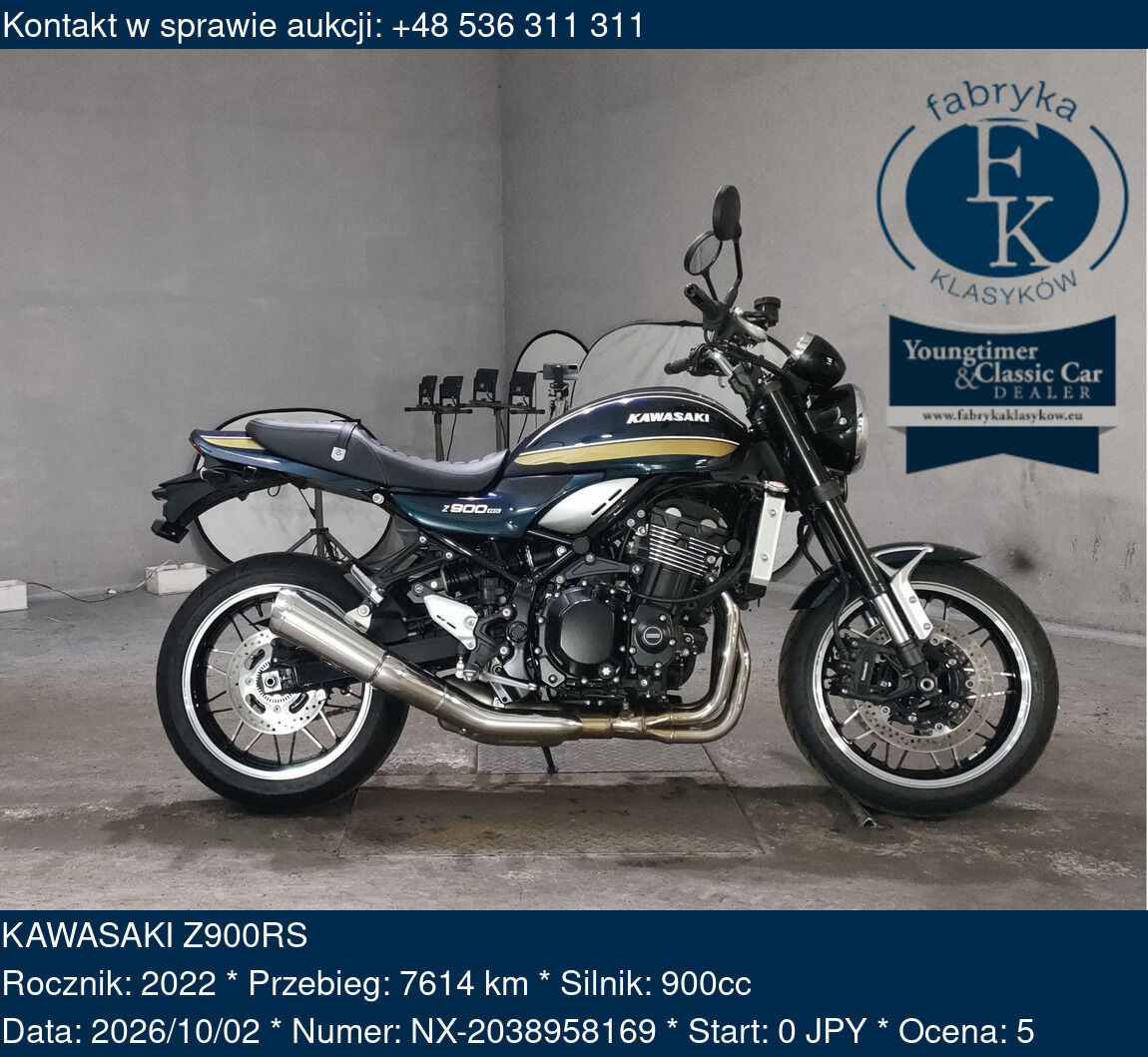 KAWASAKI Z900RS 2022 - zdjęcie 2