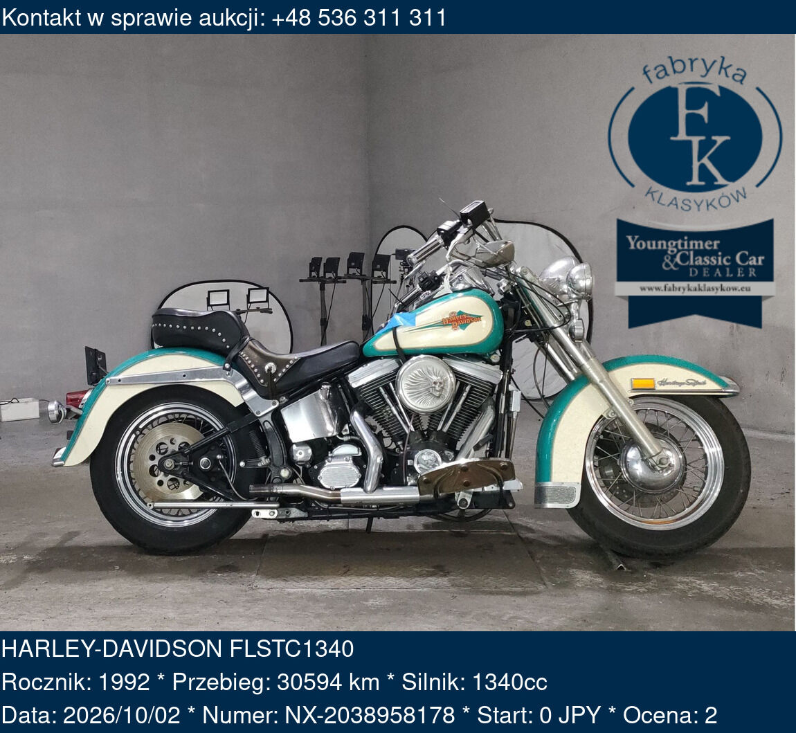 HARLEY-DAVIDSON FLSTC1340 1992 - zdjęcie 2