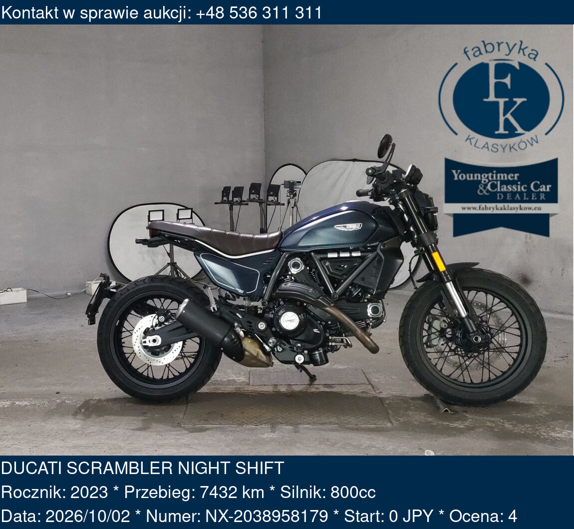 DUCATI SCRAMBLER NIGHT SHIFT 2023 - zdjęcie 2