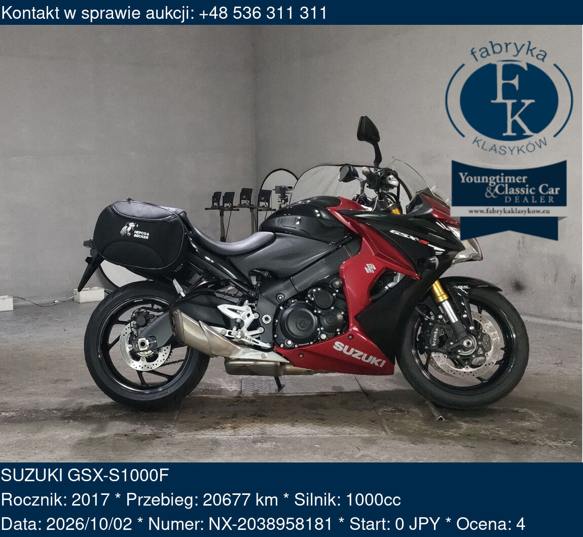 SUZUKI GSX-S1000F 2017 - zdjęcie 2