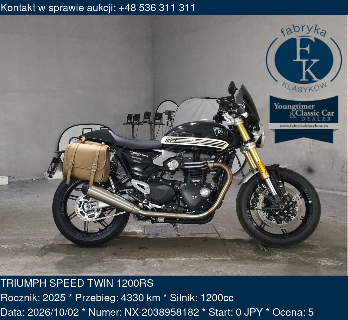 TRIUMPH SPEED TWIN 1200RS 2025 - zdjęcie 2
