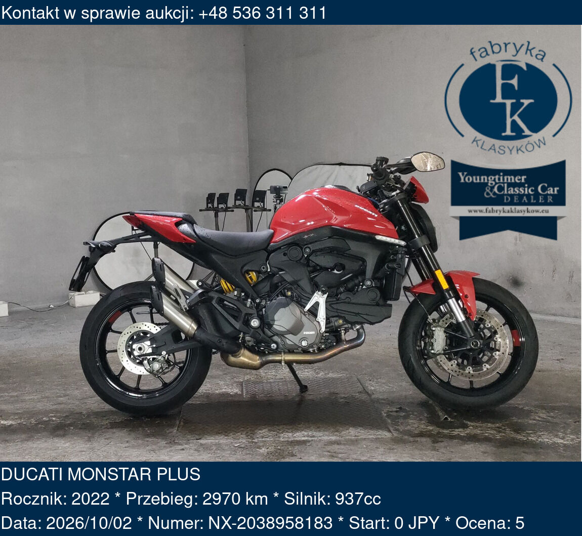DUCATI MONSTAR PLUS 2022 - zdjęcie 2