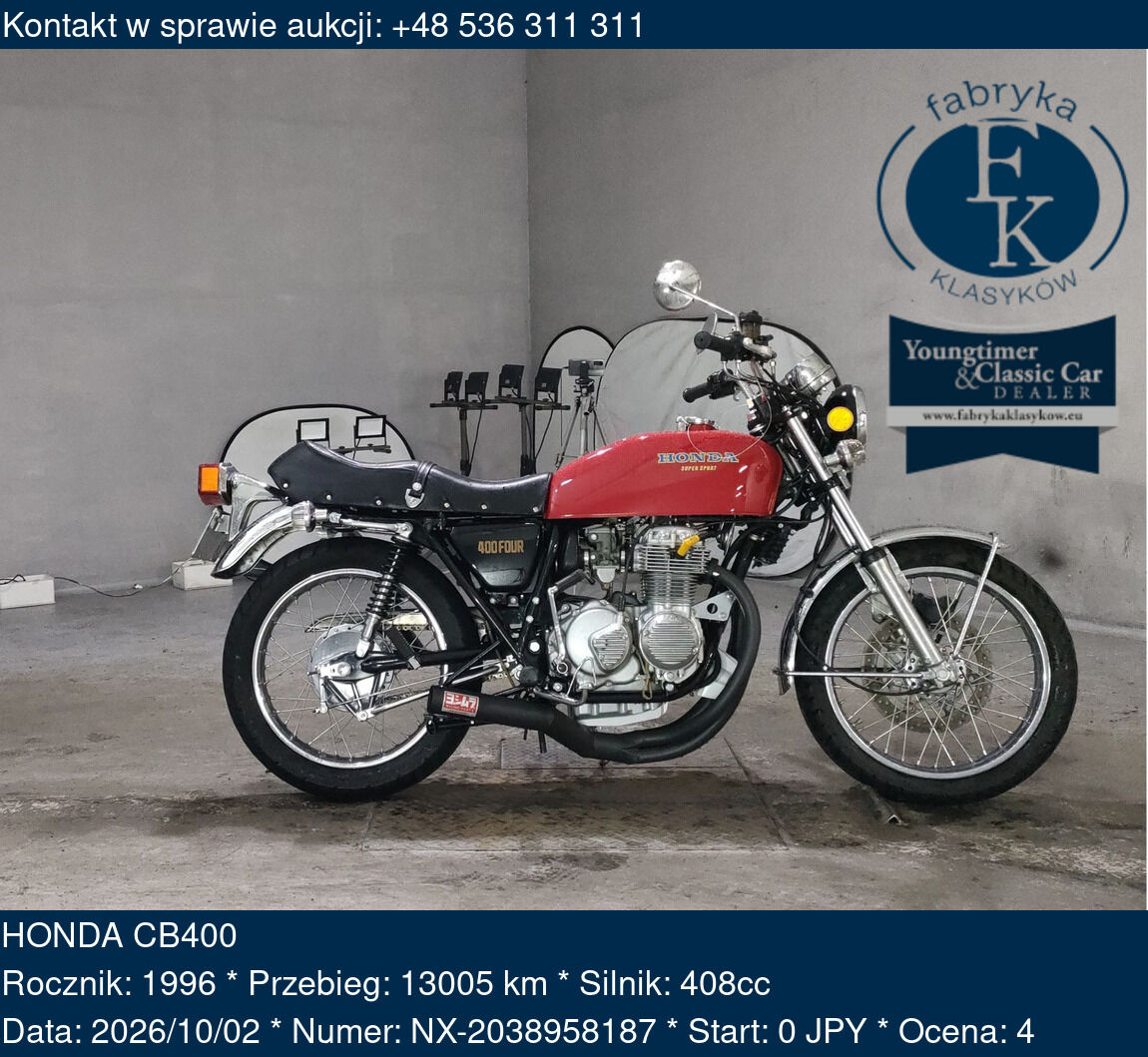 HONDA CB400 1996 - zdjęcie 2