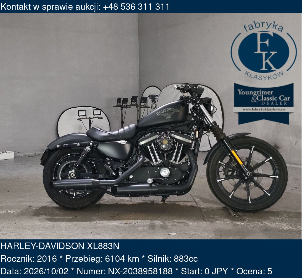 HARLEY-DAVIDSON XL883N 2016 - zdjęcie 2