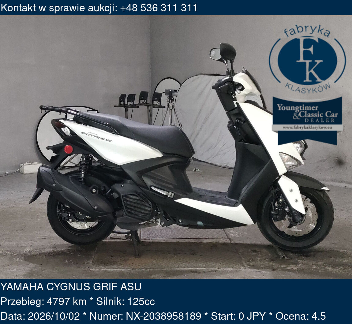 YAMAHA CYGNUS GRIF ASU  - zdjęcie 2