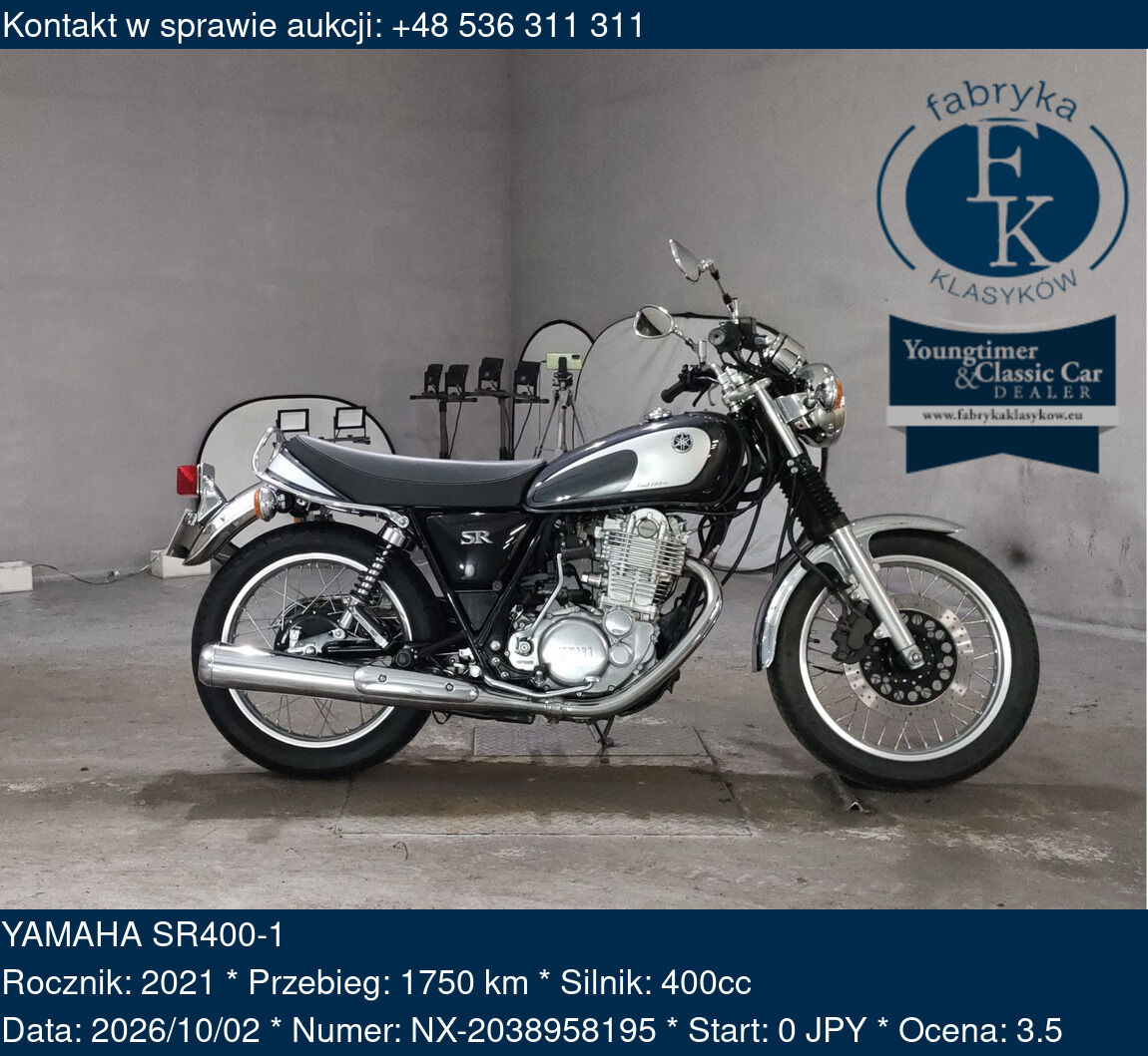 YAMAHA SR400-1 2021 - zdjęcie 2