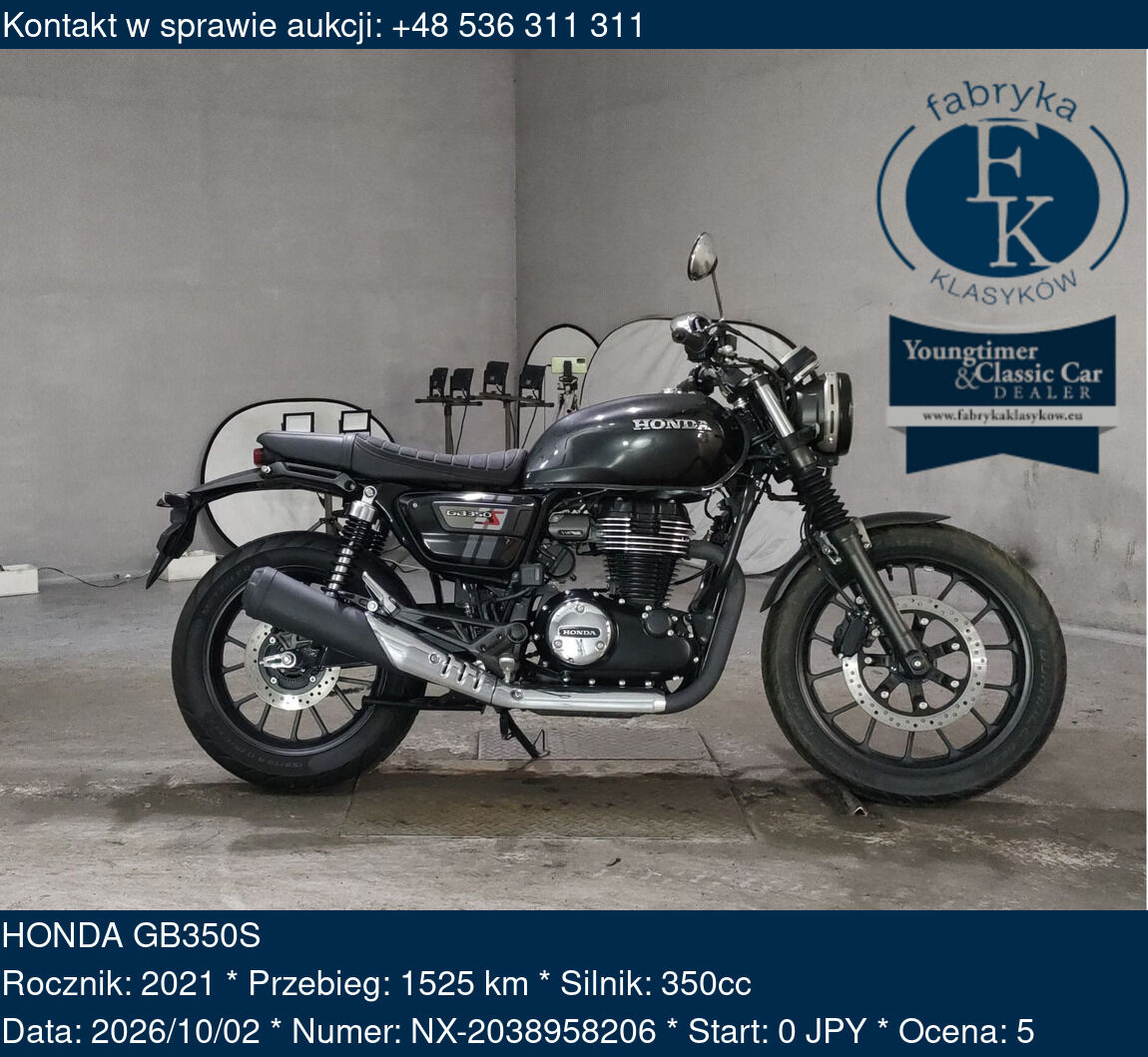 HONDA GB350S 2021 - zdjęcie 2