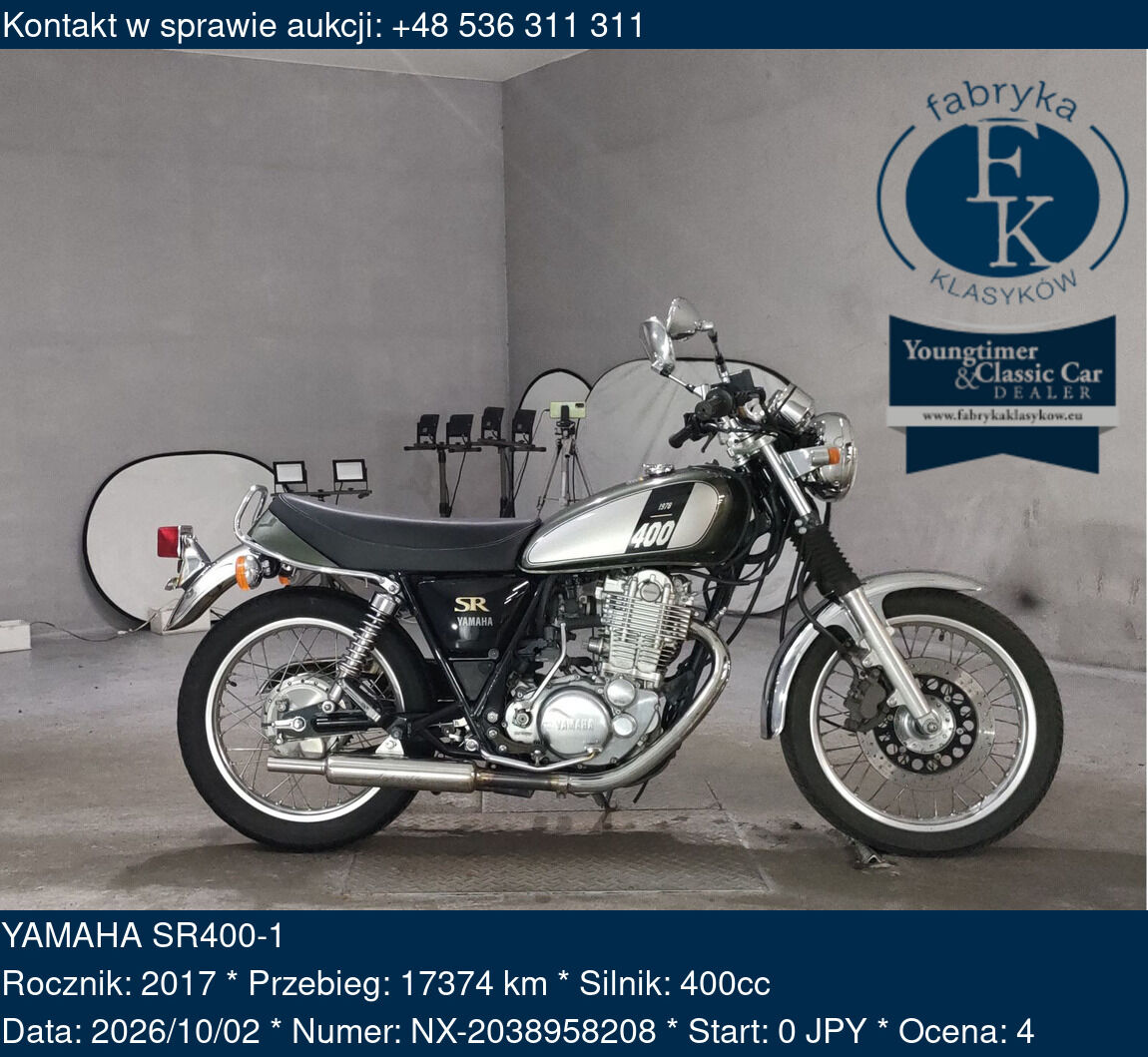YAMAHA SR400-1 2017 - zdjęcie 2