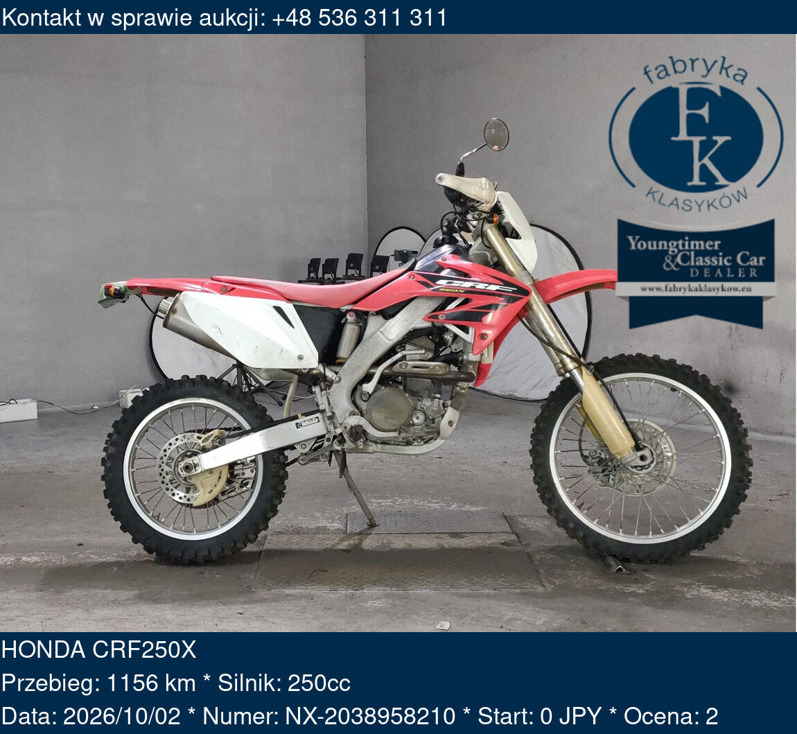 HONDA CRF250X  - zdjęcie 2