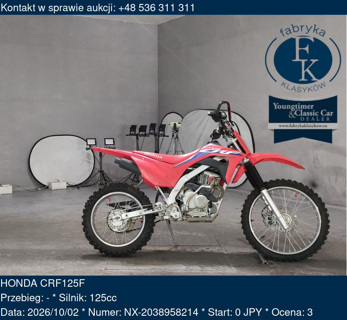 HONDA CRF125F  - zdjęcie 2