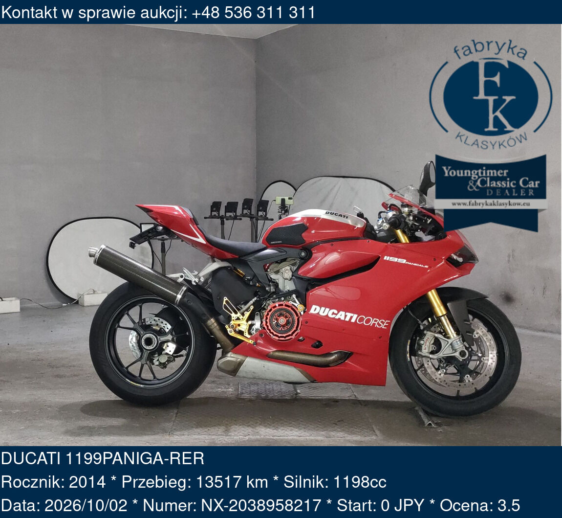 DUCATI 1199PANIGA-RER 2014 - zdjęcie 2