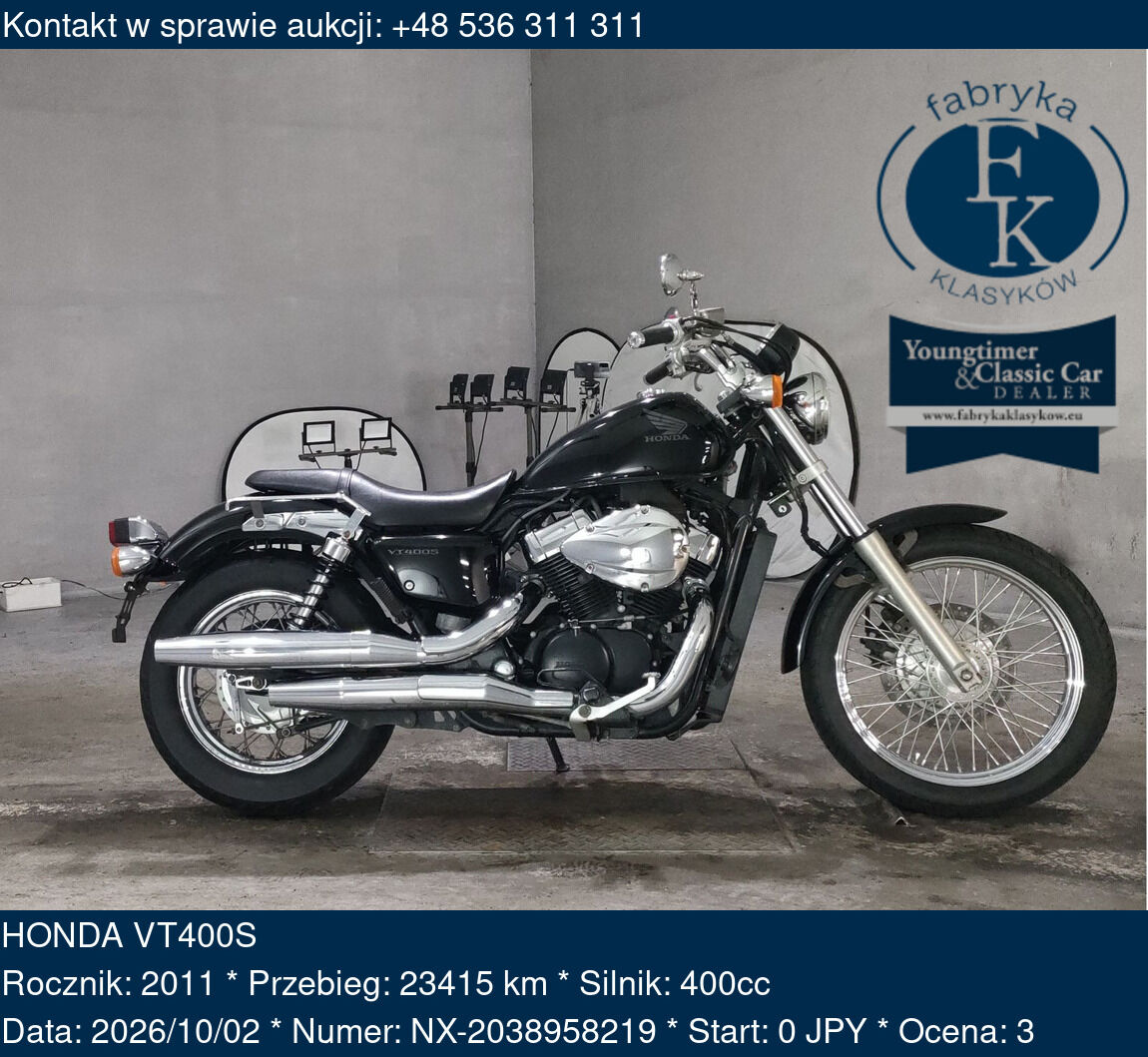 HONDA VT400S 2011 - zdjęcie 2