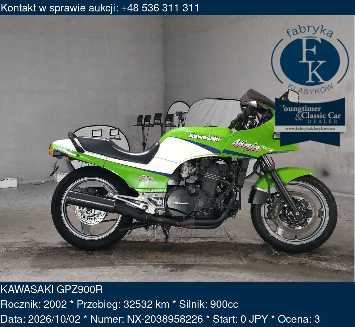 KAWASAKI GPZ900R 2002 - zdjęcie 2
