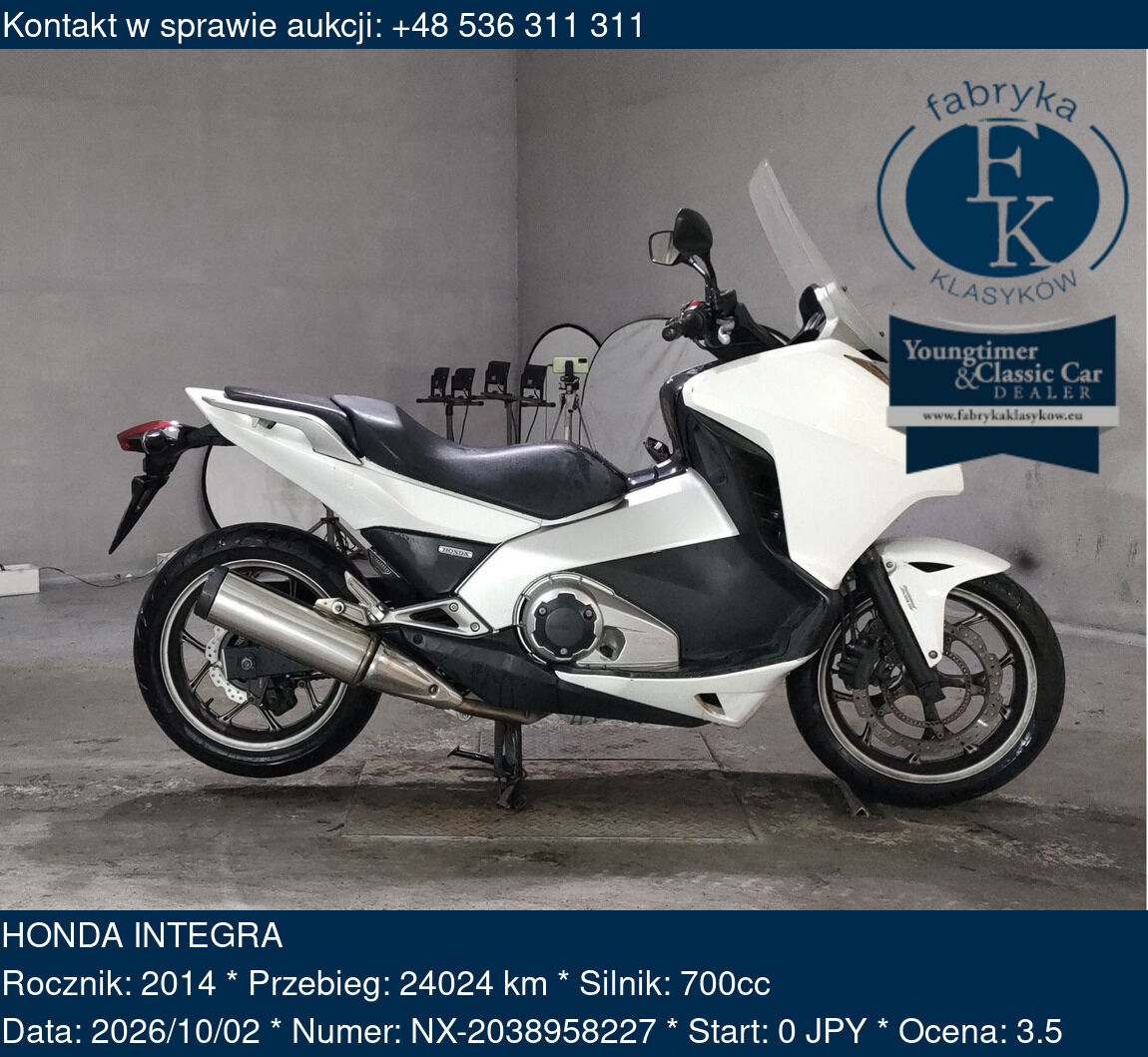 HONDA INTEGRA 2014 - zdjęcie 2