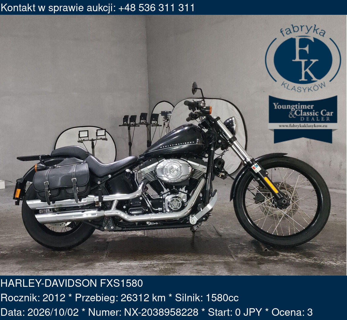 HARLEY-DAVIDSON FXS1580 2012 - zdjęcie 2