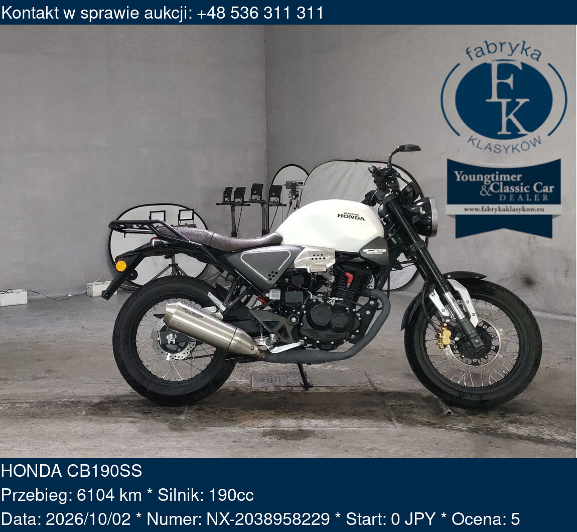 HONDA CB190SS  - zdjęcie 2