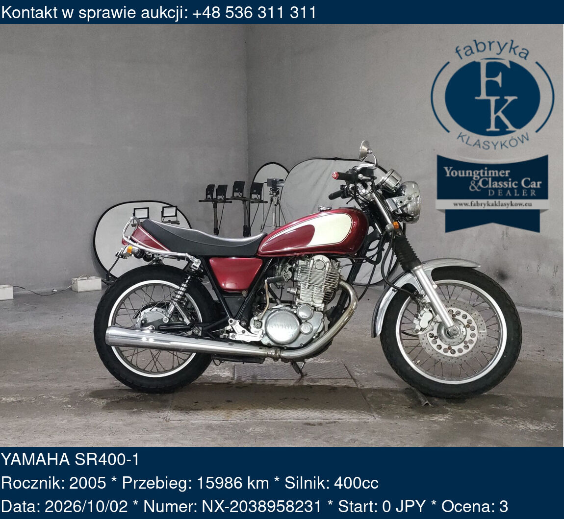 YAMAHA SR400-1 2005 - zdjęcie 2