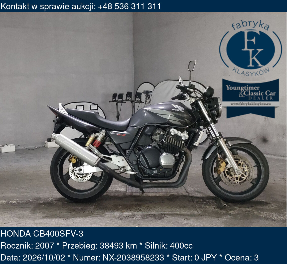 HONDA CB400SFV-3 2007 - zdjęcie 2