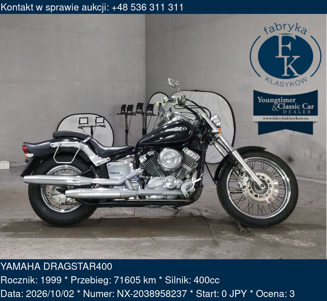 YAMAHA DRAGSTAR400 1999 - zdjęcie 2