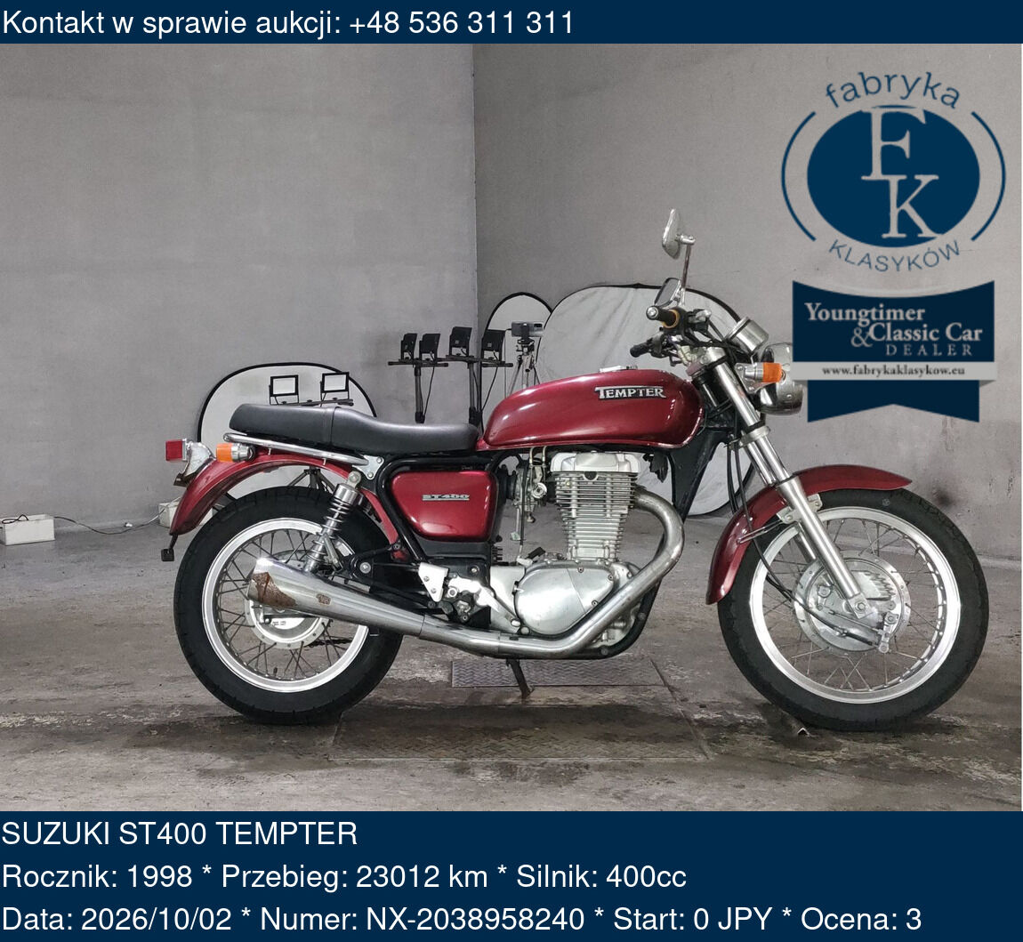 SUZUKI ST400 TEMPTER 1998 - zdjęcie 2