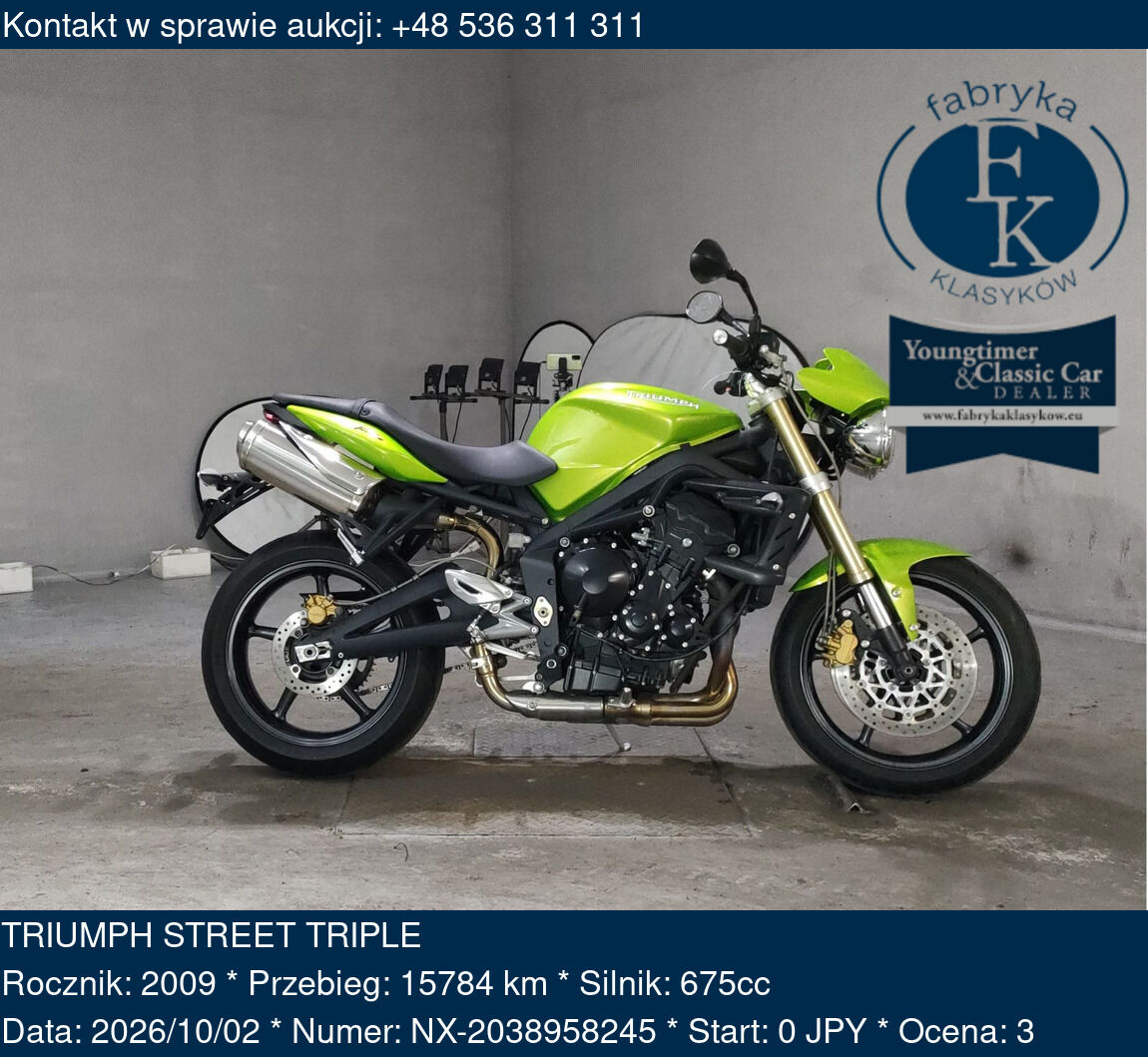 TRIUMPH STREET TRIPLE 2009 - zdjęcie 2