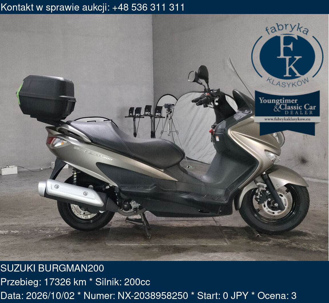 SUZUKI BURGMAN200 - zdjęcie 2
