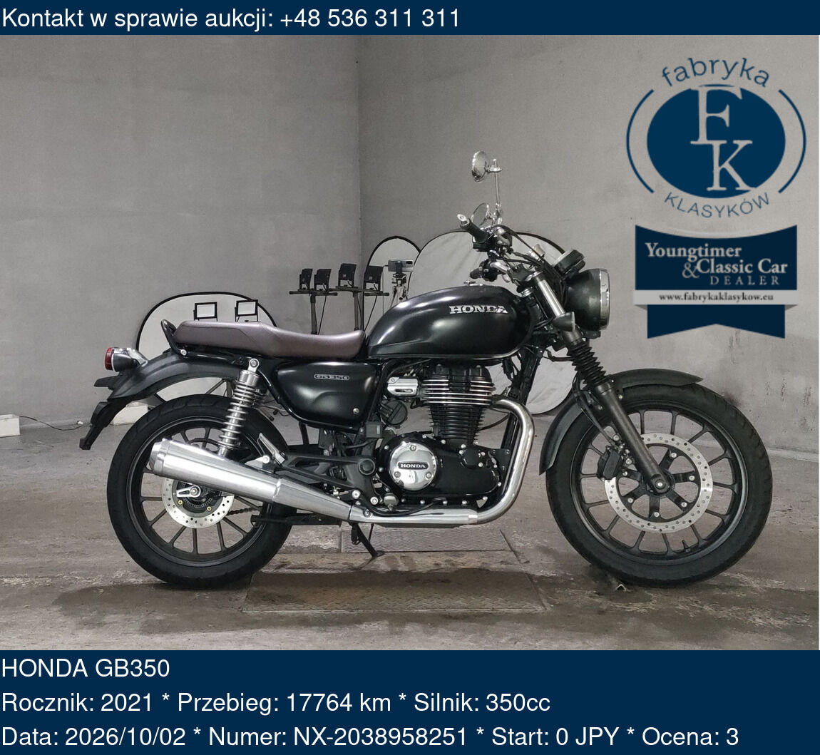 HONDA GB350 2021 - zdjęcie 2