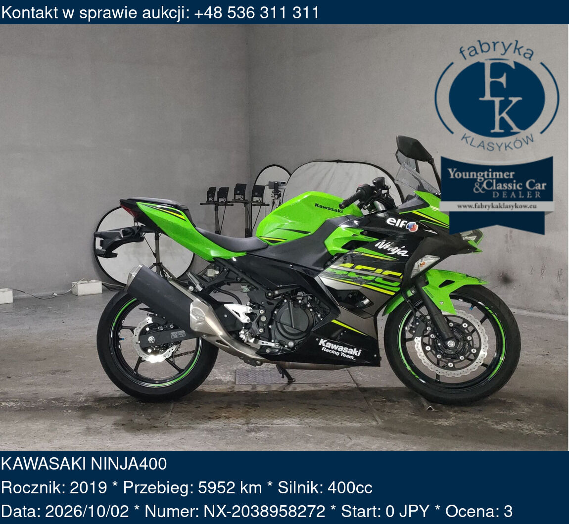KAWASAKI NINJA400 2019 - zdjęcie 2