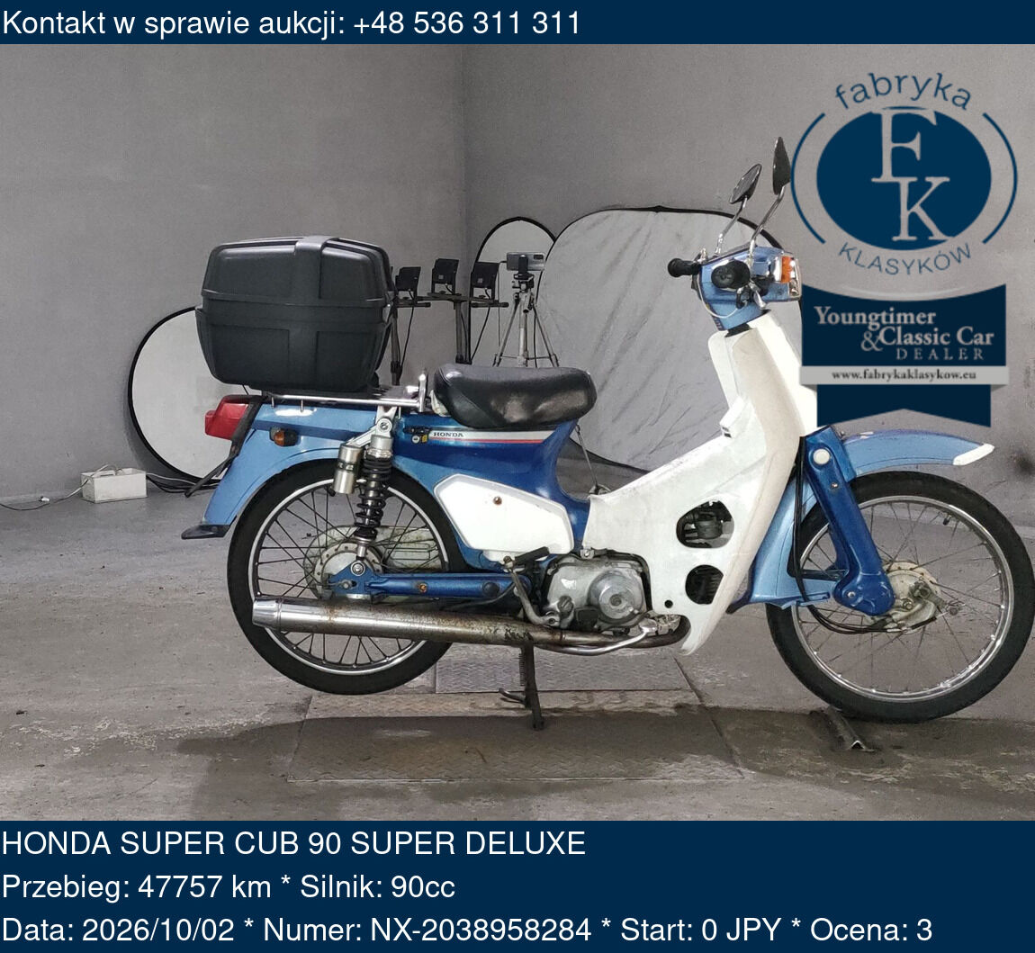 HONDA SUPER CUB 90 SUPER DELUXE  - zdjęcie 2