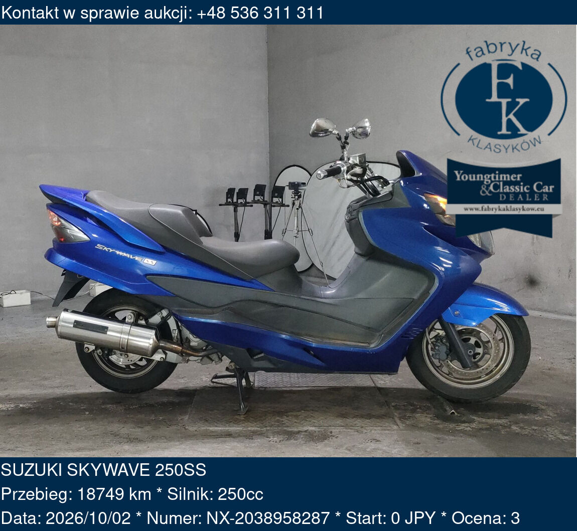 SUZUKI SKYWAVE 250SS  - zdjęcie 2