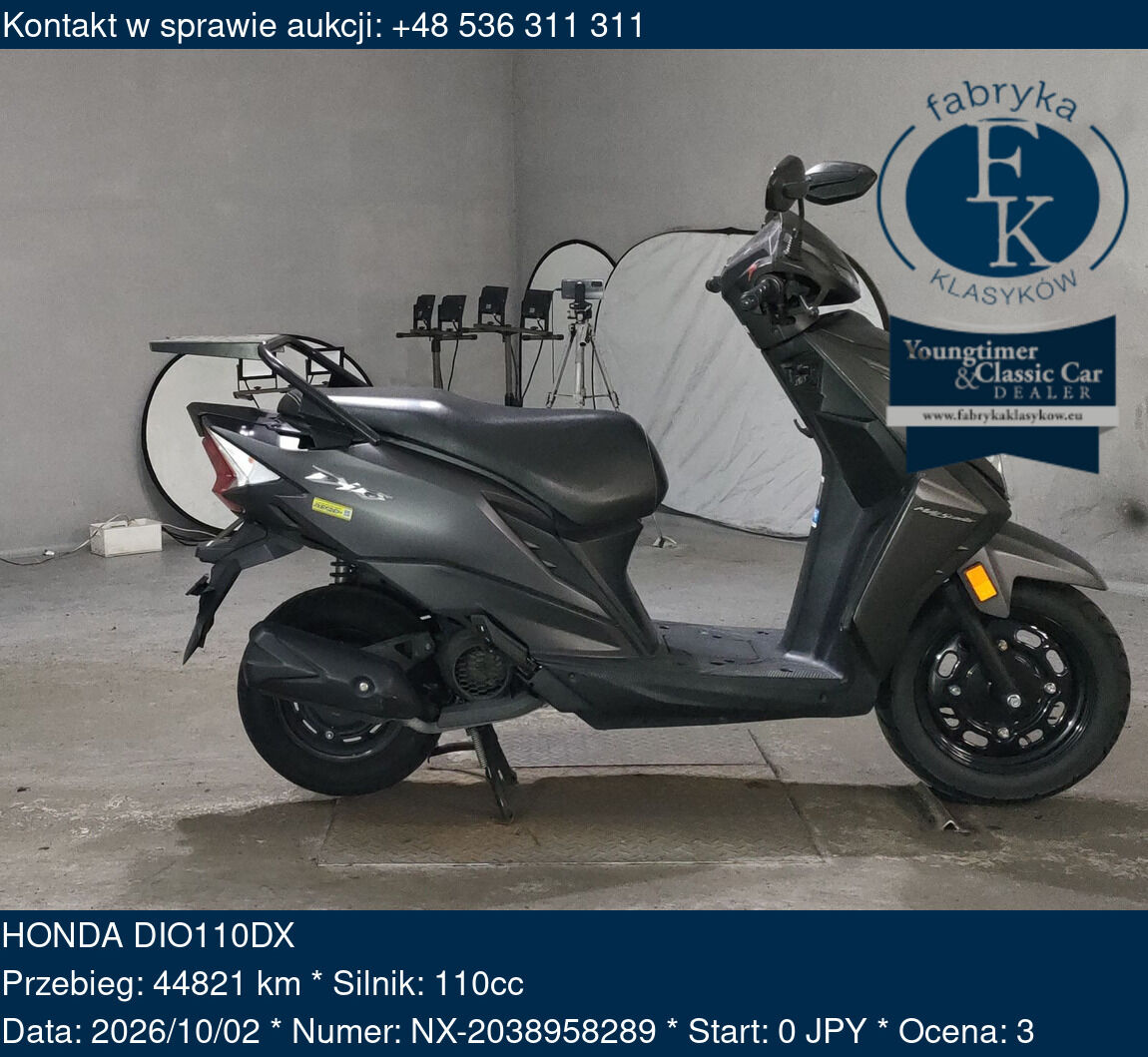 HONDA DIO110DX  - zdjęcie 2