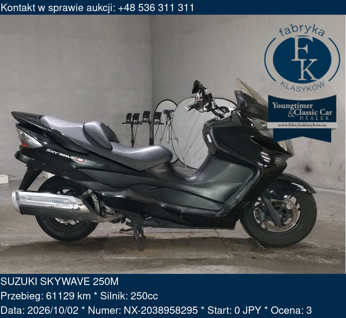 SUZUKI SKYWAVE 250M  - zdjęcie 2