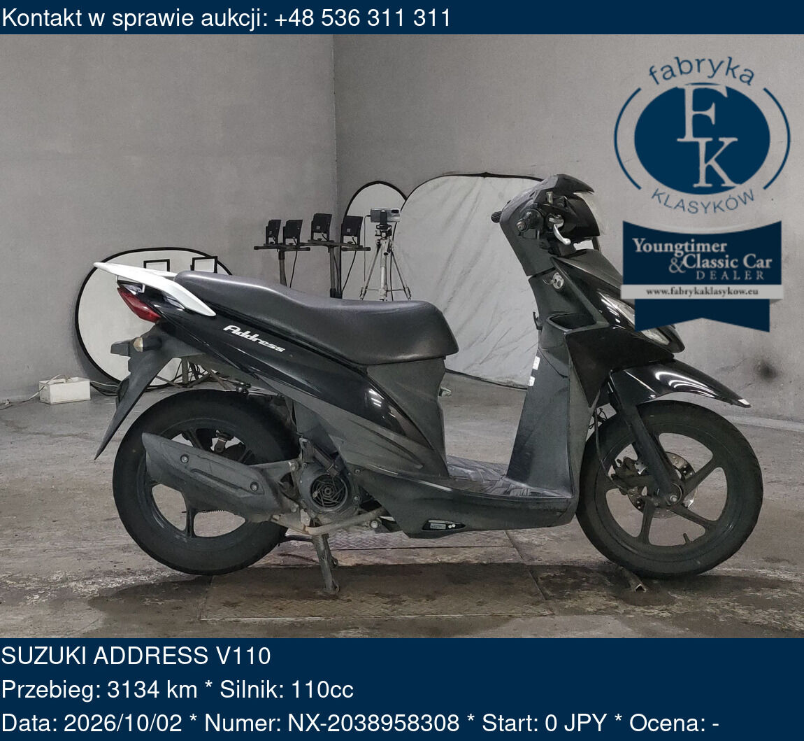 SUZUKI ADDRESS V110  - zdjęcie 2