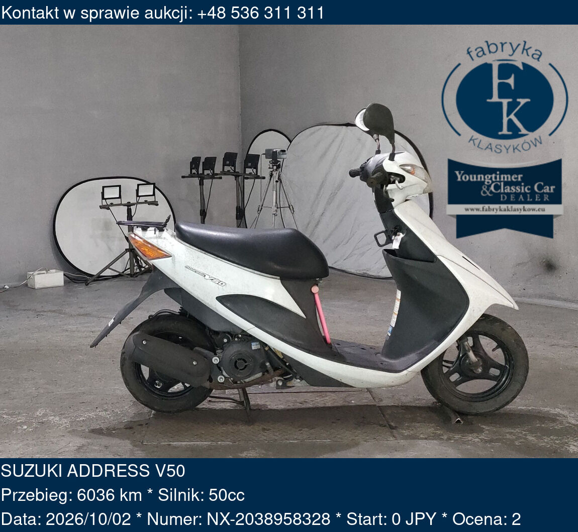 SUZUKI ADDRESS V50  - zdjęcie 2