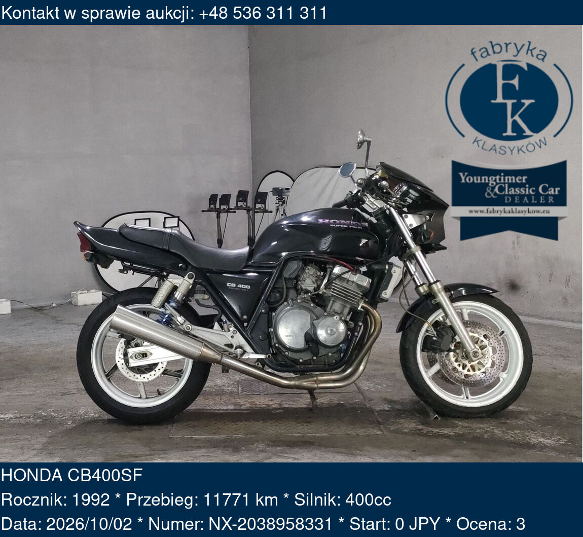 HONDA CB400SF 1992 - zdjęcie 2