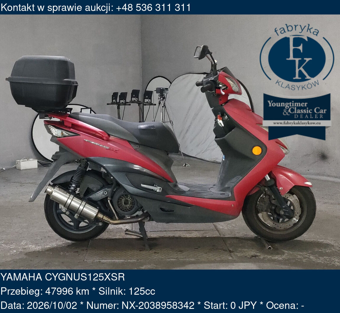 YAMAHA CYGNUS125XSR - zdjęcie 2