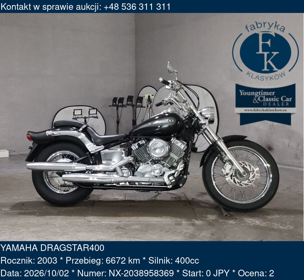 YAMAHA DRAGSTAR400 2003 - zdjęcie 2