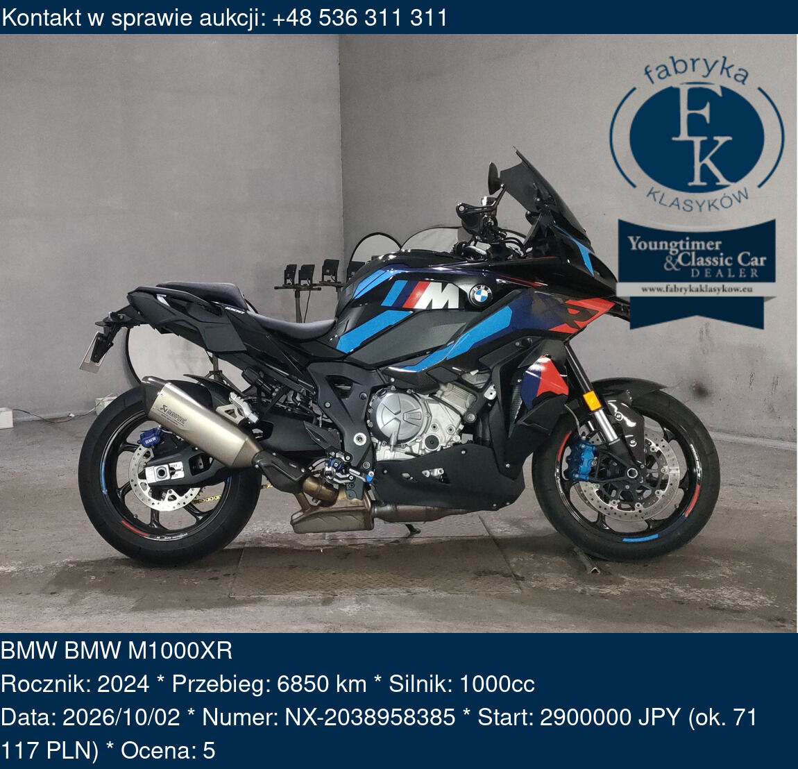 BMW BMW M1000XR 2024 - zdjęcie 2