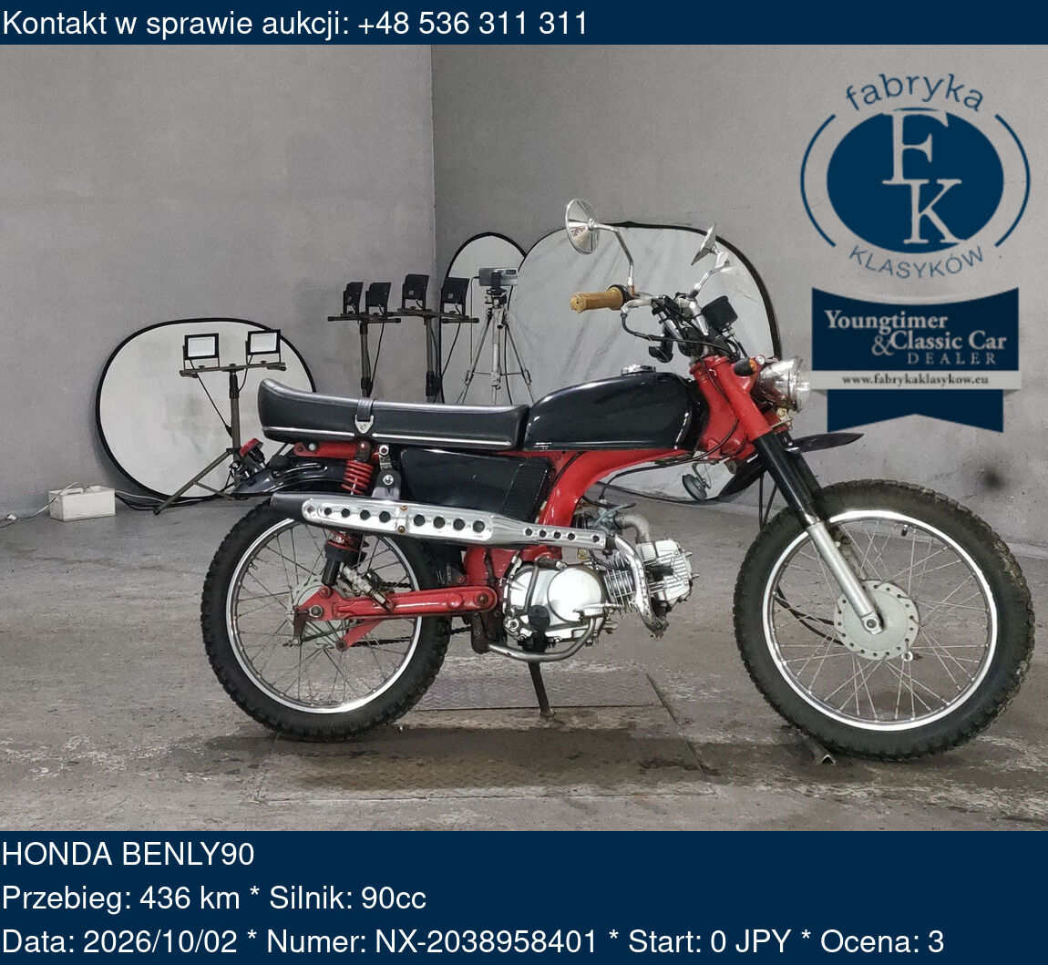 HONDA BENLY90  - zdjęcie 2