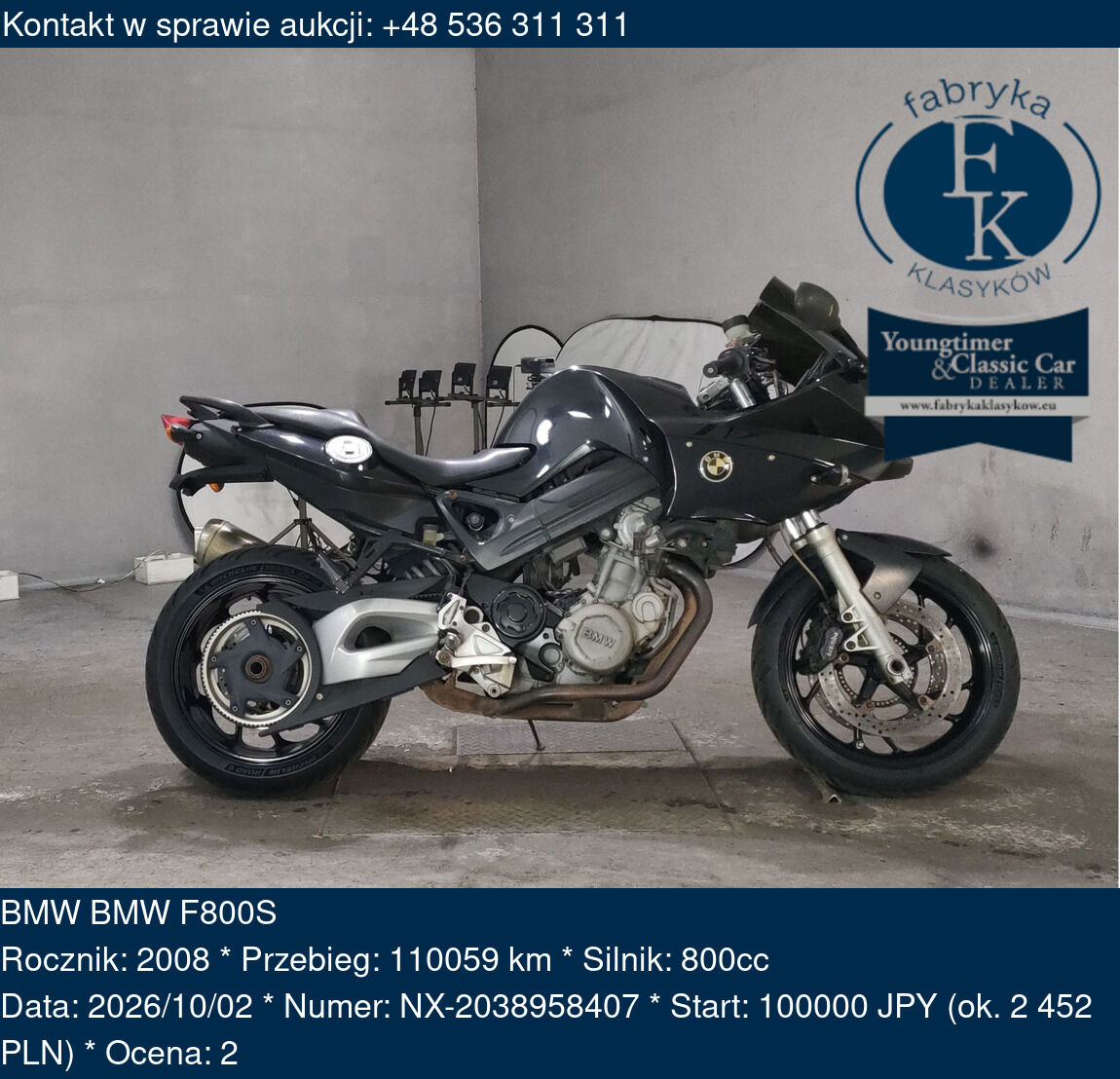 BMW BMW F800S 2008 - zdjęcie 2