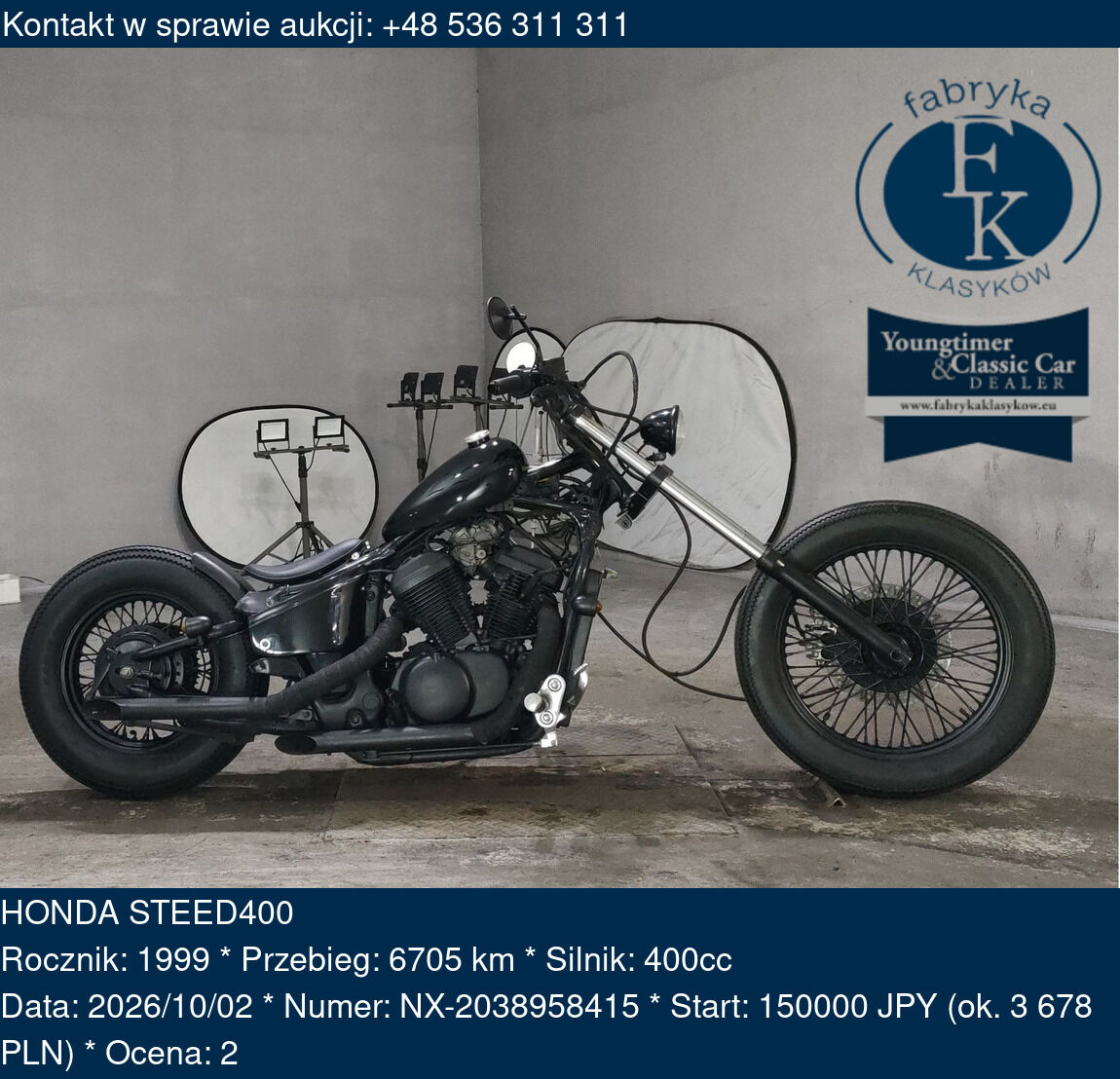 HONDA STEED400 1999 - zdjęcie 2