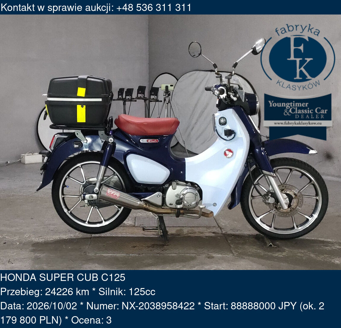 HONDA SUPER CUB C125  - zdjęcie 2