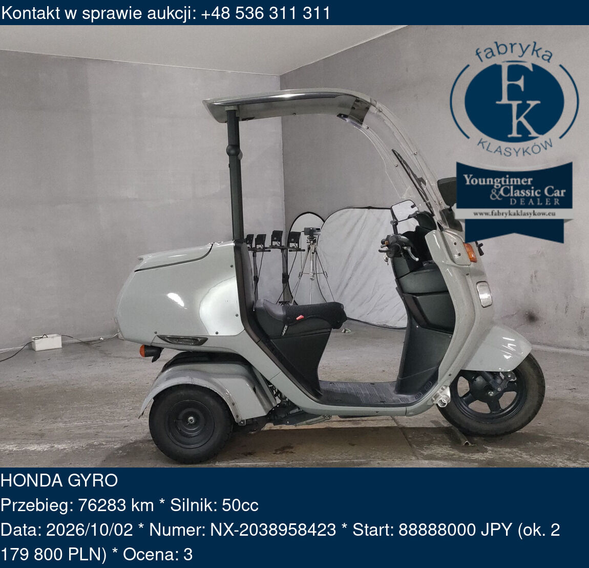 HONDA GYRO  - zdjęcie 2