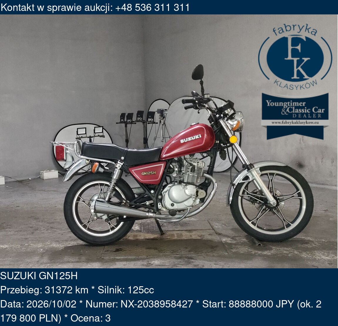 SUZUKI GN125H - zdjęcie 2