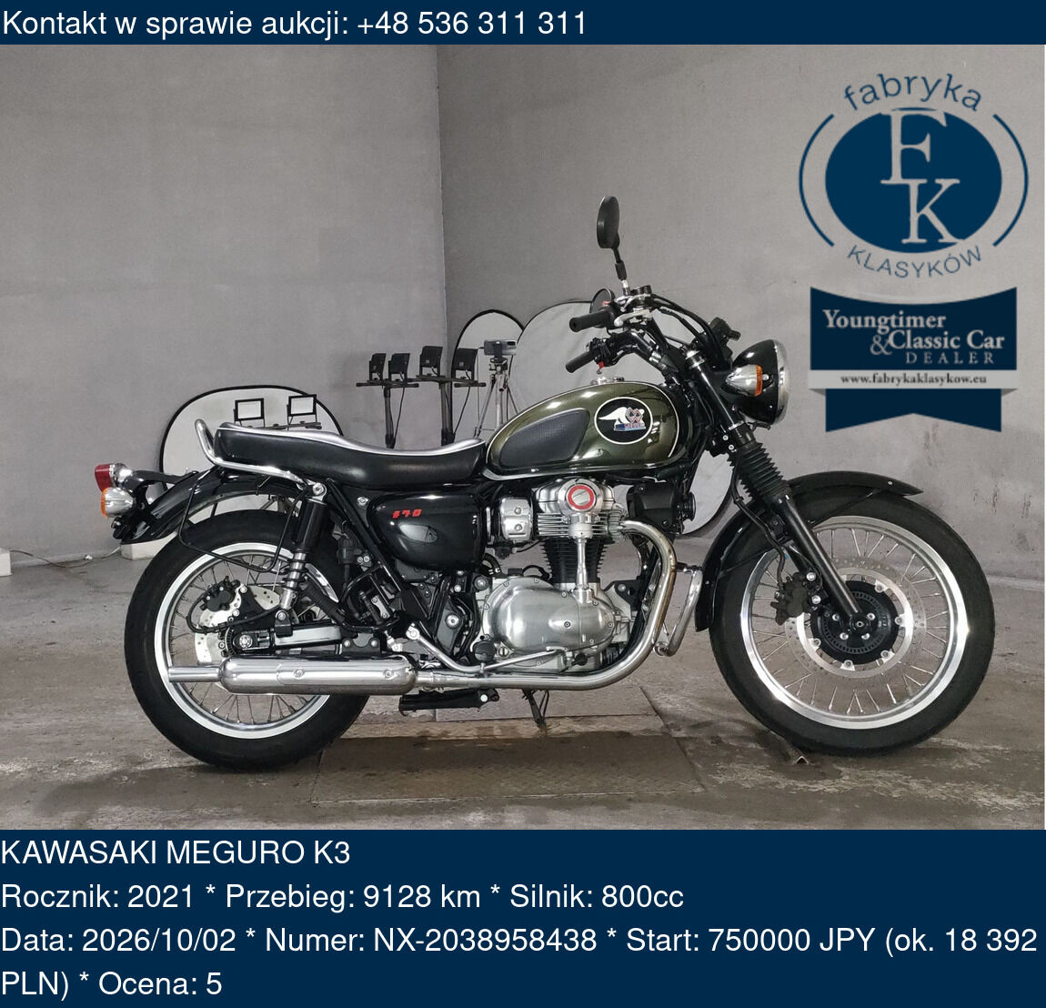 KAWASAKI MEGURO K3 2021 - zdjęcie 2