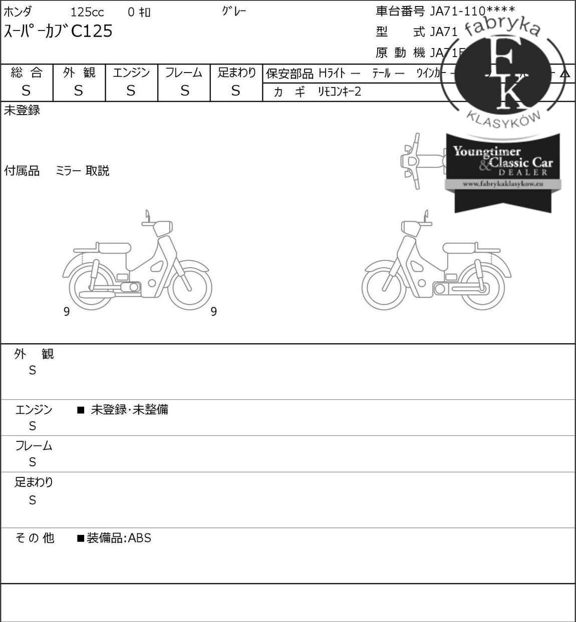 HONDA SUPER CUB C125  - zdjęcie 7