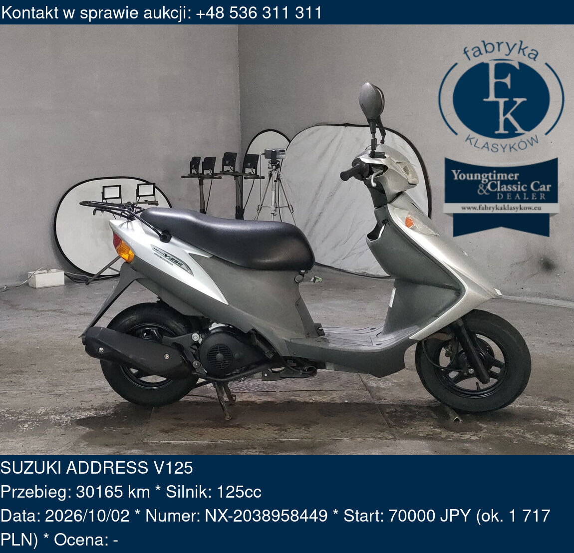 SUZUKI ADDRESS V125  - zdjęcie 2